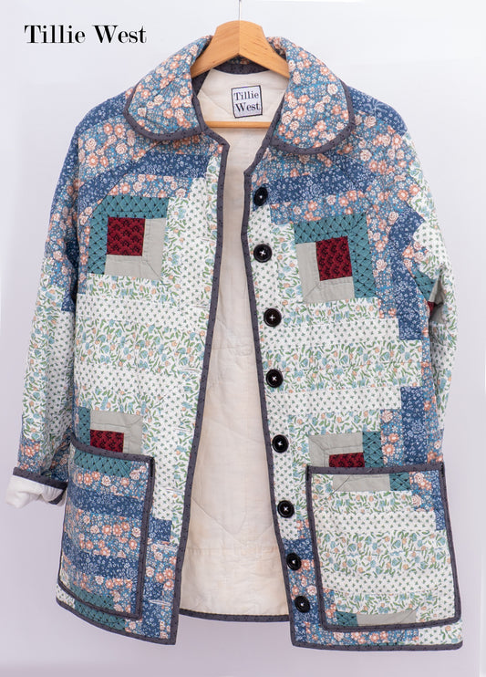 Vintage 1990s Log Cabin Chore Coat