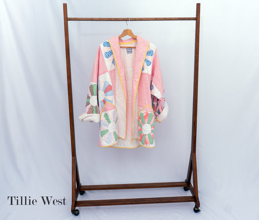 Vintage Dresden Plate Robe Coat