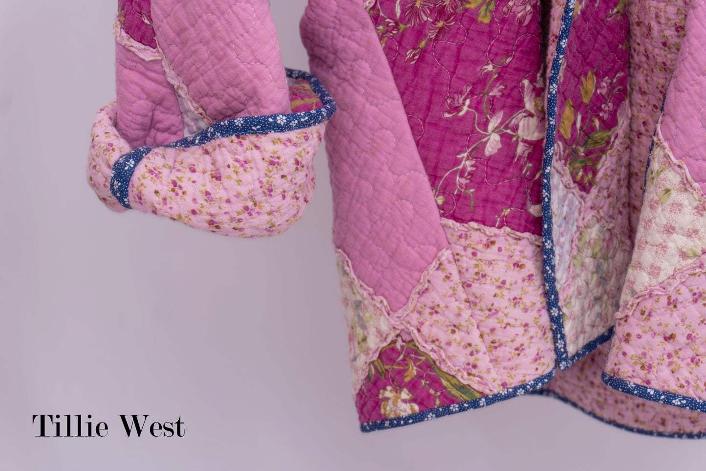 Pink Rag Quilt Robe Coat